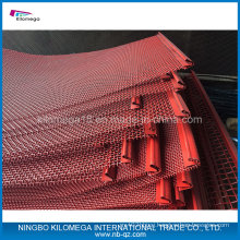 Red Color Crimped Screen Wire Mesh for Exporting